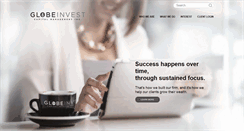 Desktop Screenshot of globe-invest.com